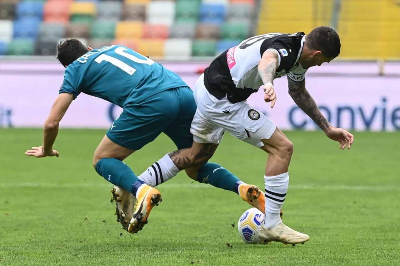 CALHANOGLU DE PAUL UDINESE MILAN