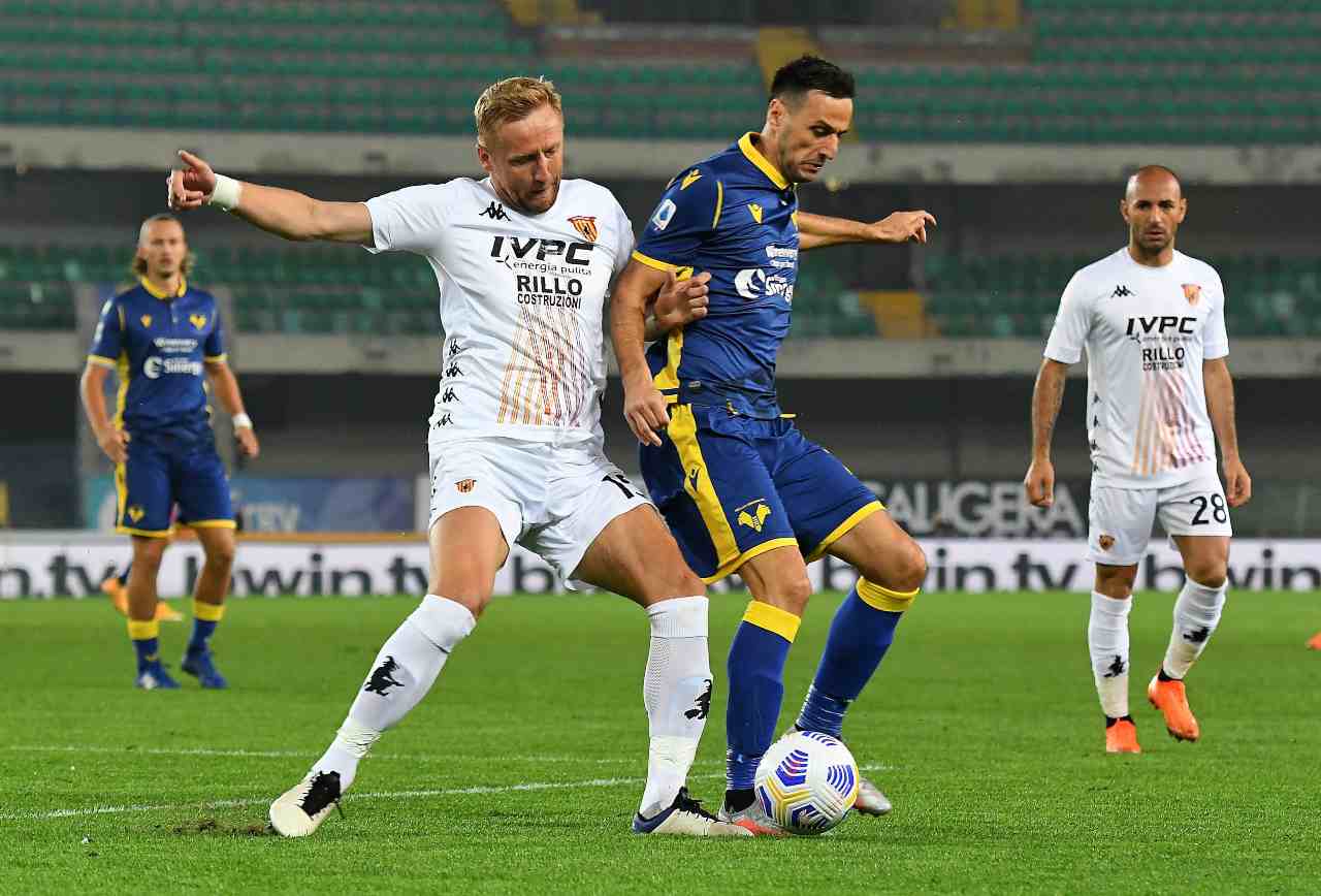 verona-benevento risultato tabellino