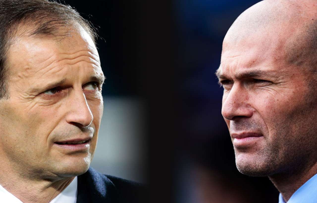 Calciomercato real madrid zidane allegri