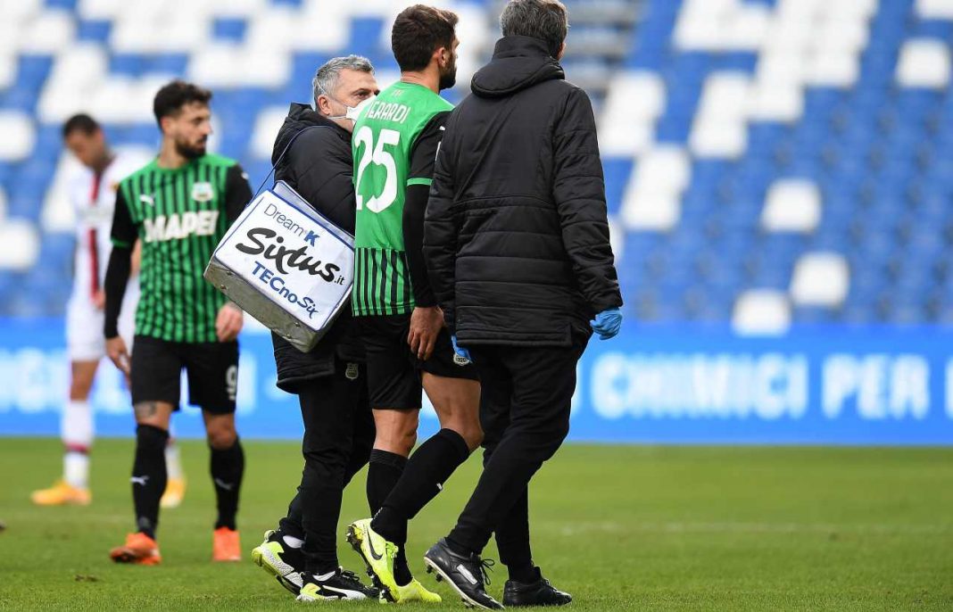 Sassuolo, infortunio Berardi salta la sfida con la Juventus