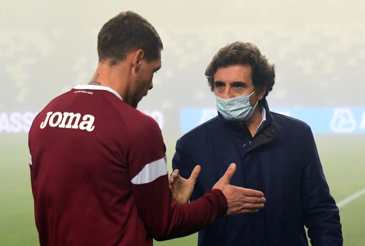 Andrea Belotti e Urbano Cairo