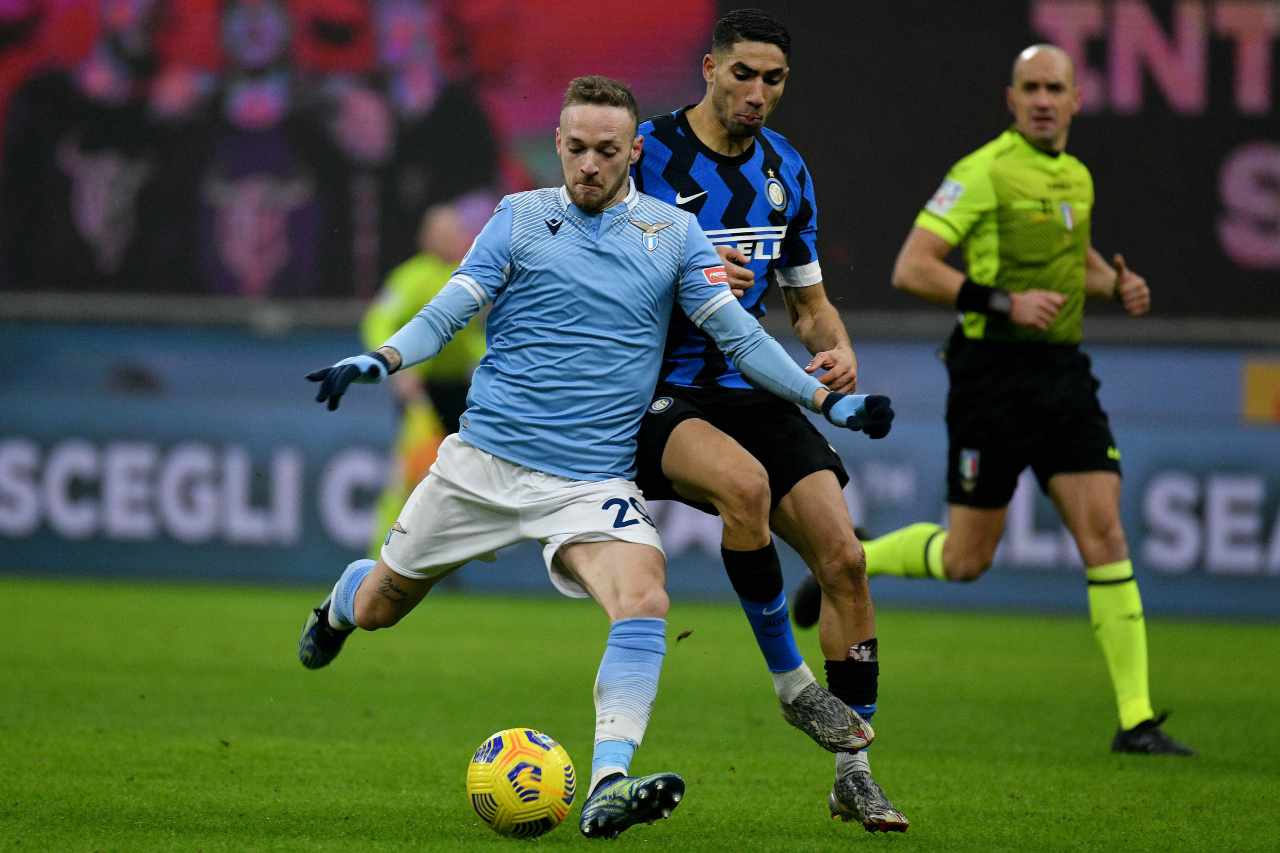 Inter-Lazio squalifica Lazzari