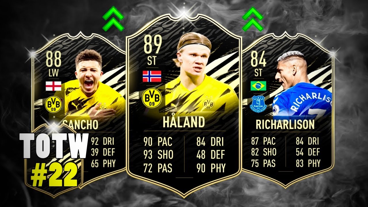 TOTW 22 fifa 21 predictions