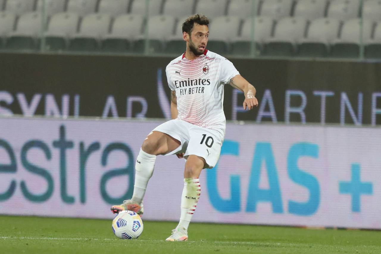 Calciomercato Milan Calhanoglu juventus 