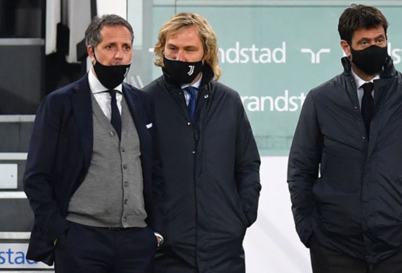 Paratici, Nedved, Agnelli 