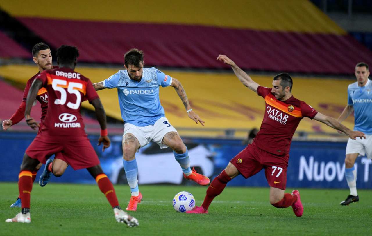 Acerbi Mkhitaryan Roma Lazio 