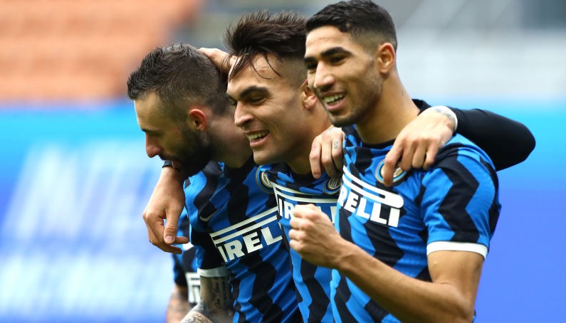 Brozovic Lautaro Hakimi Inter