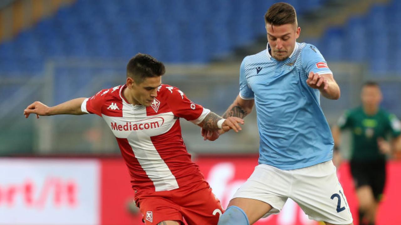 Martinez Quarta Milinkovic Fiorentina Lazio