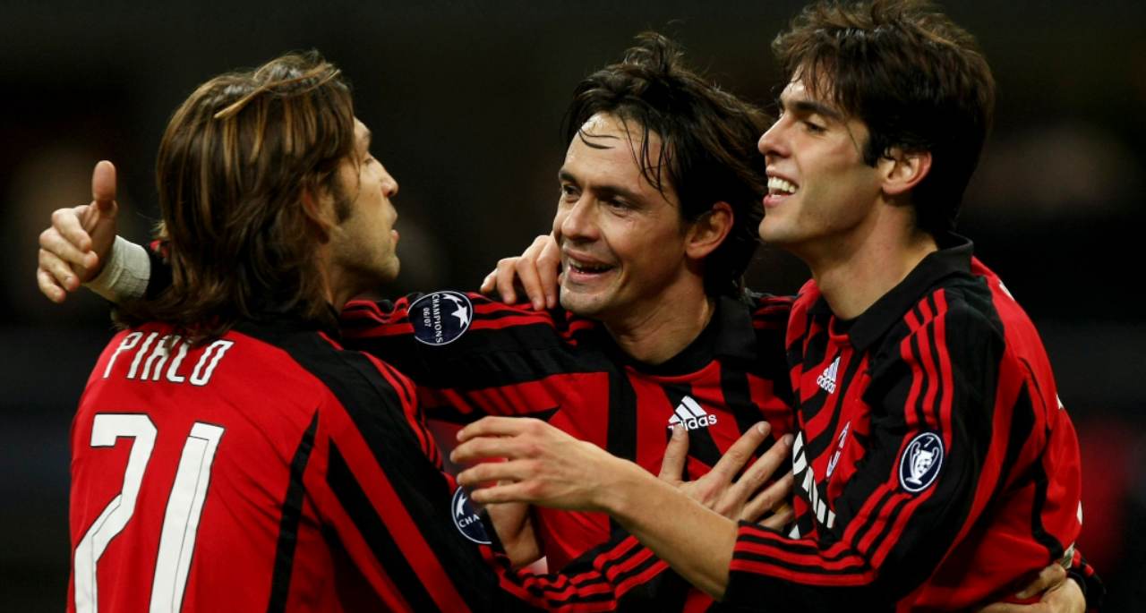 Pirlo, Inzaghi, Kakà Milan