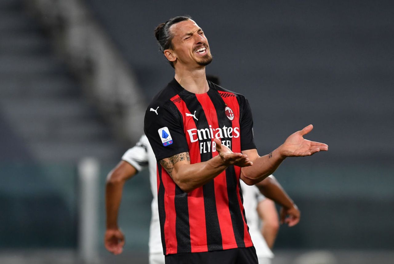 Milan infortunio Ibrahimovic