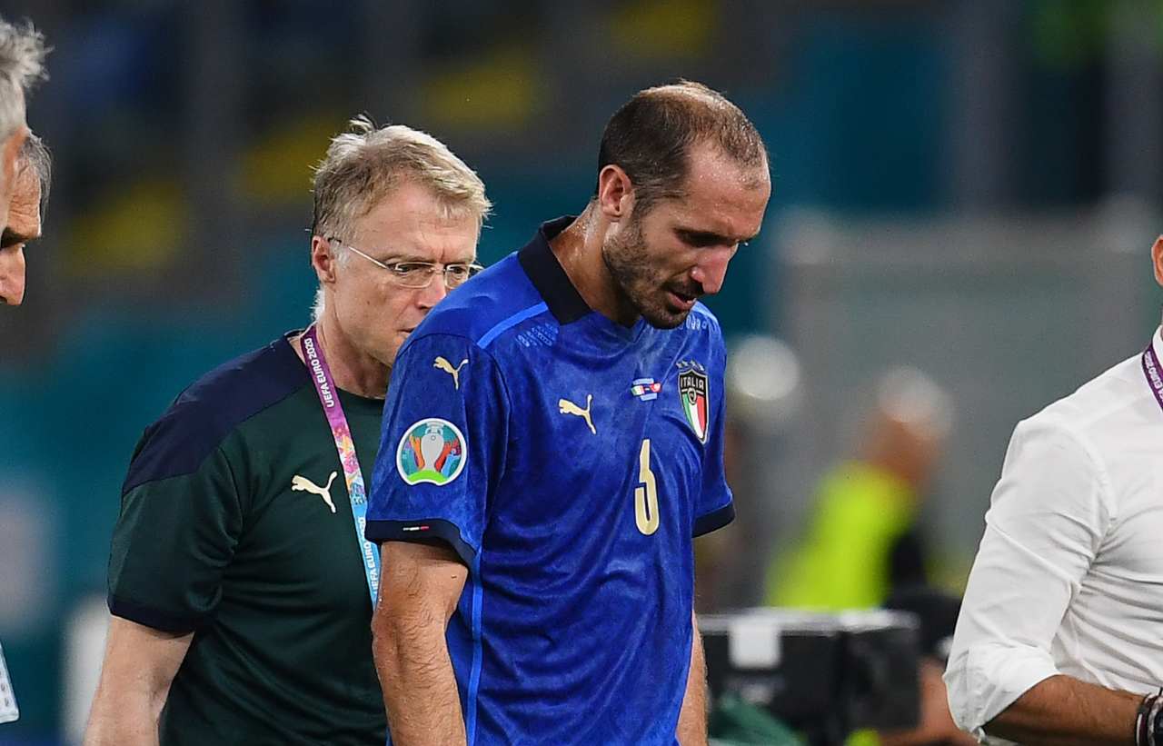 chiellini infortunio nazionale