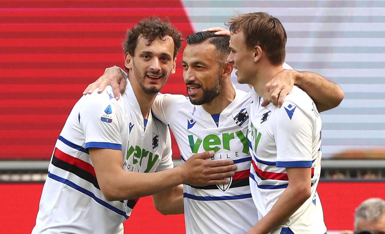 Calciomercato Sampdoria Damsgaard