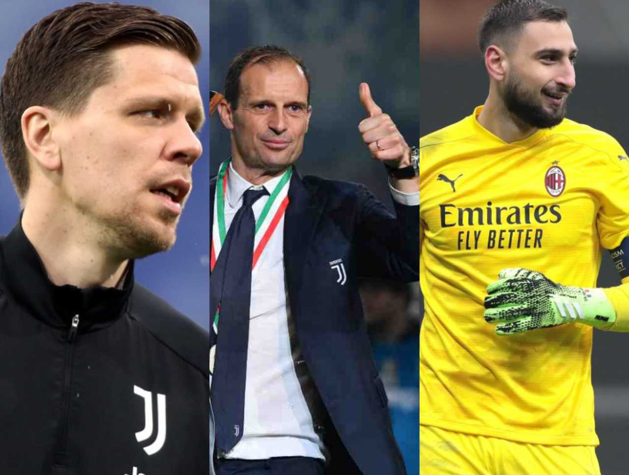 calciomercato juventus Szczesny donnarumma