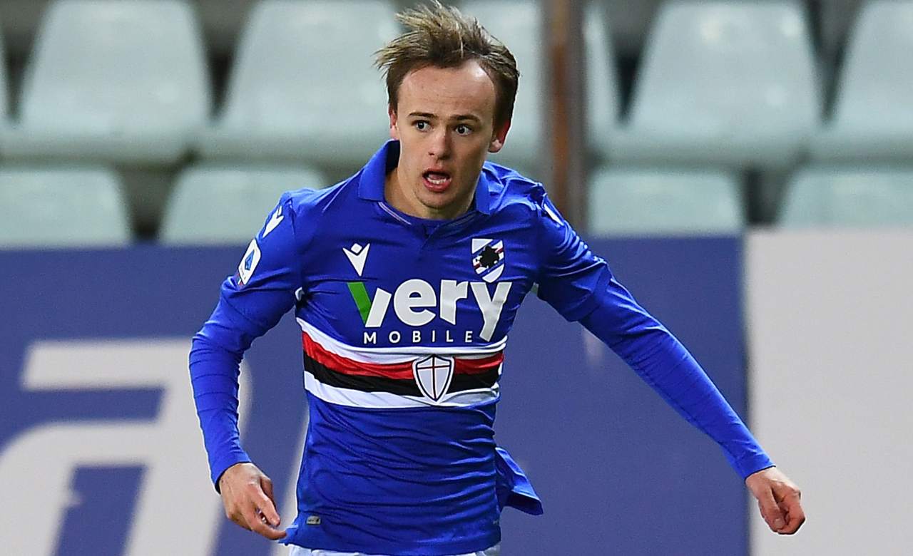 Calciomercato Sampdoria Damsgaard