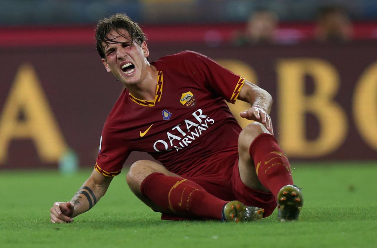 roma infortunio zaniolo tempi recupero