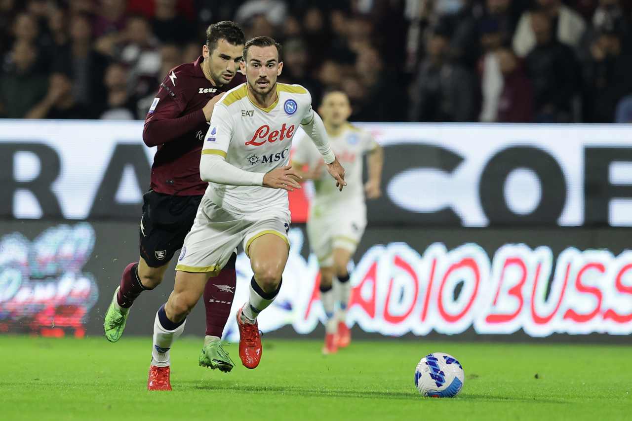 Salernitana-Napoli Fabian Ruiz