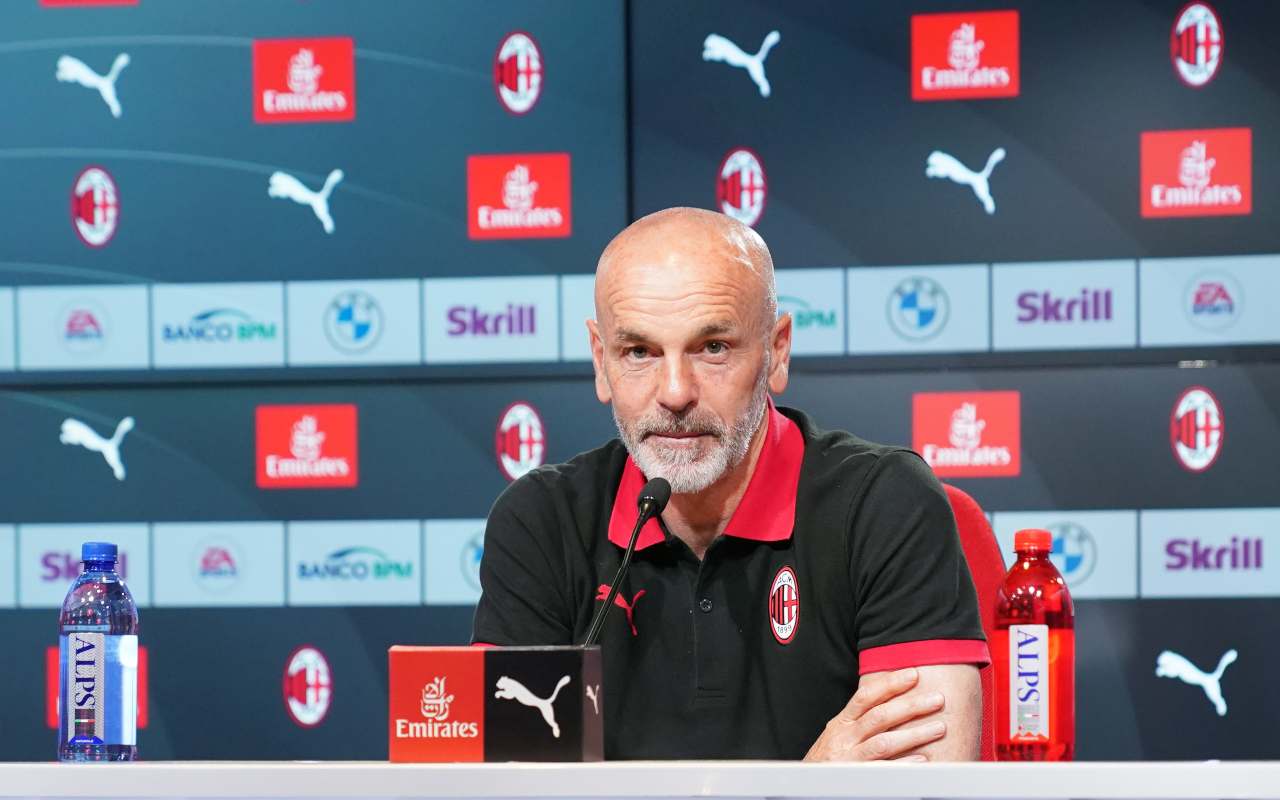 Stefano Pioli in conferenza stampa