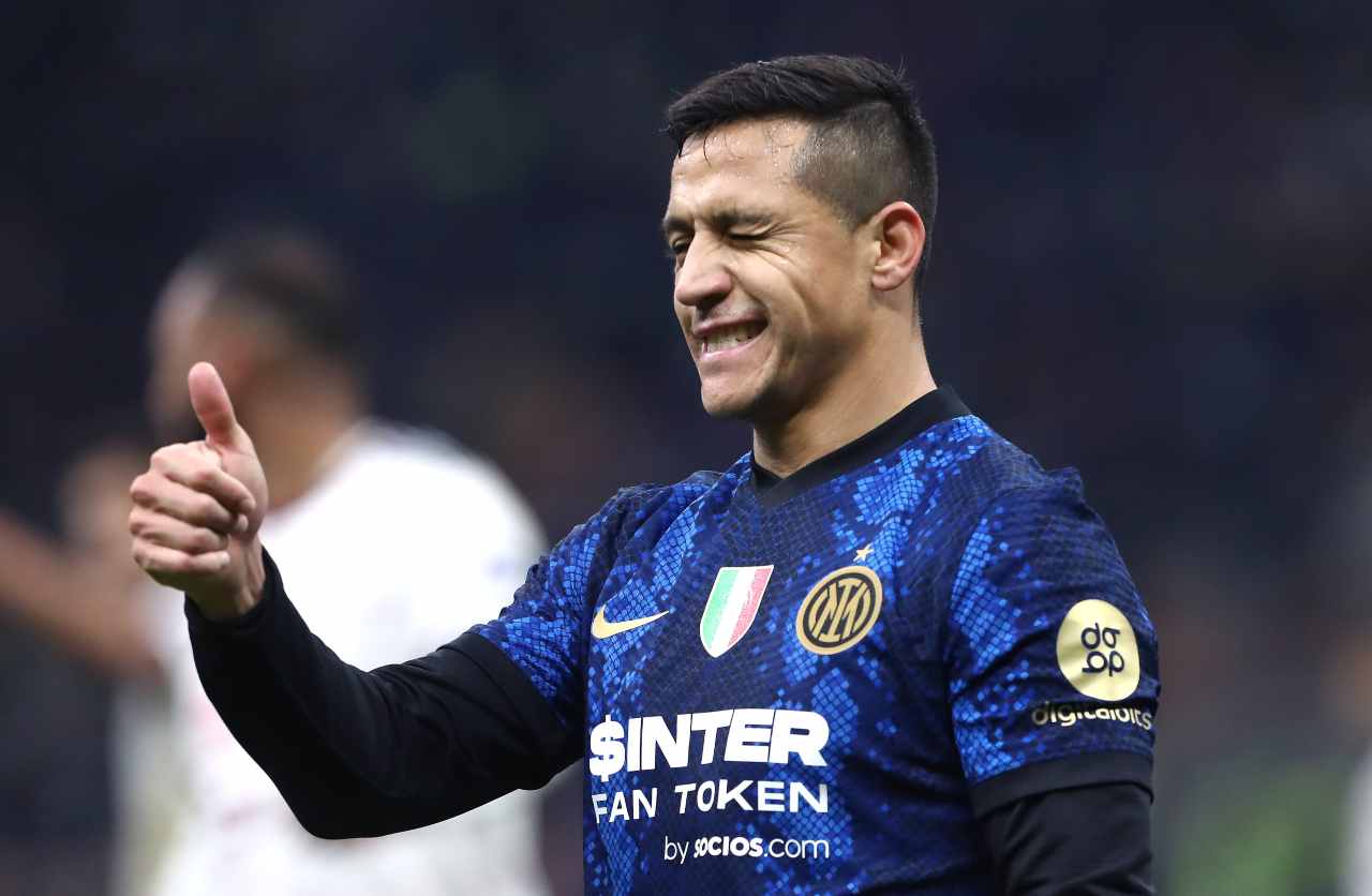 calciomercato inter sanchez everton