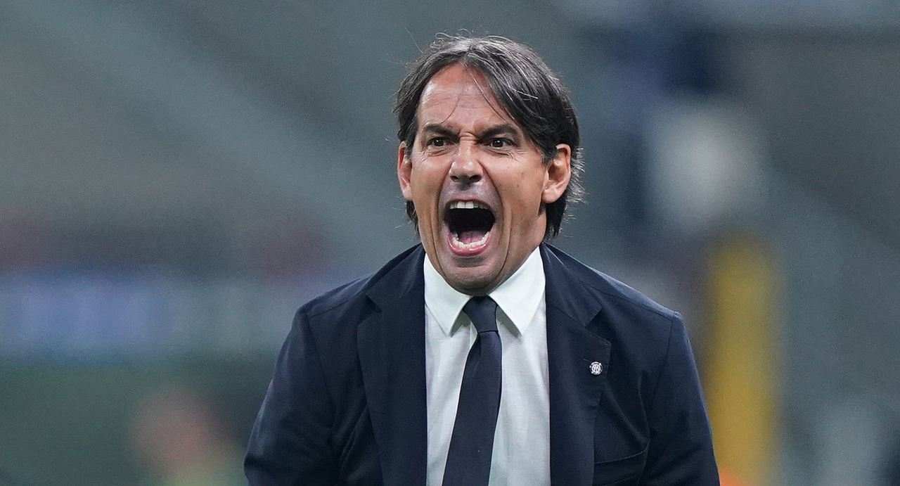 Simone Inzaghi Inter urla