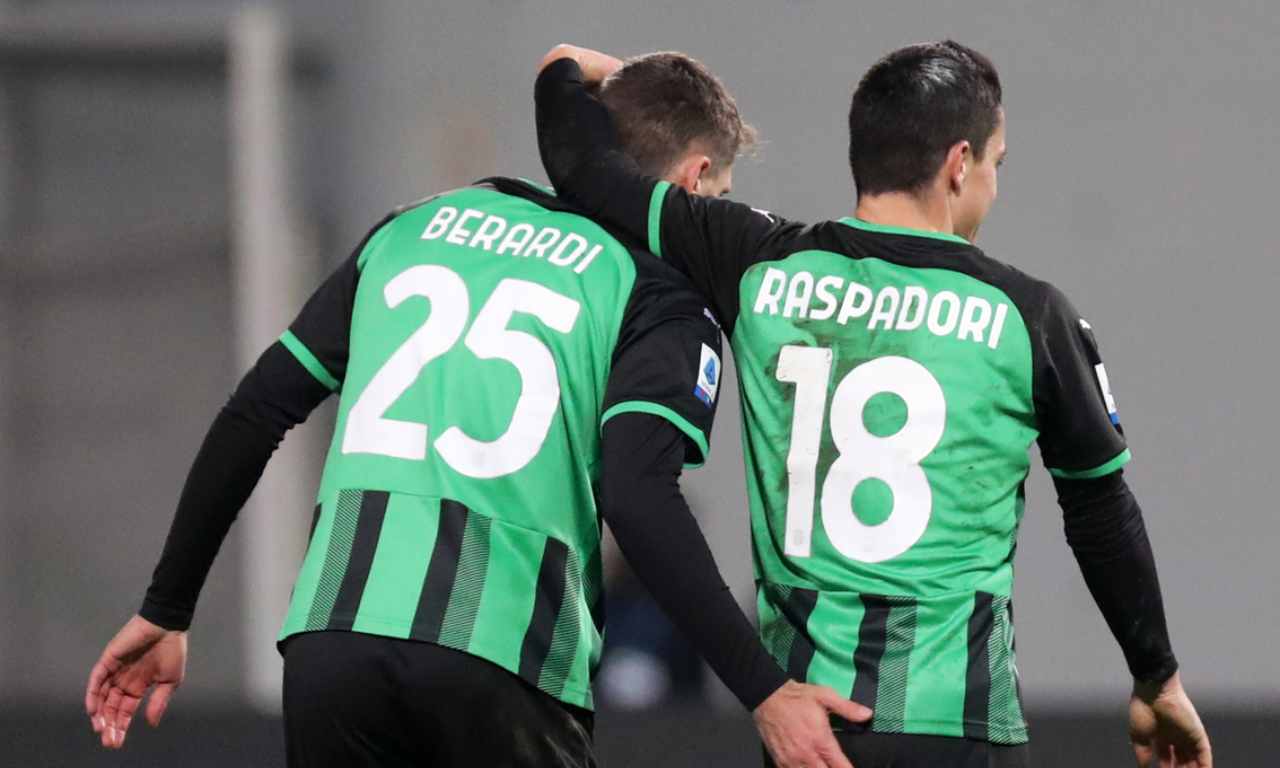 calciomercato berardi raspadori scamacca frattesi