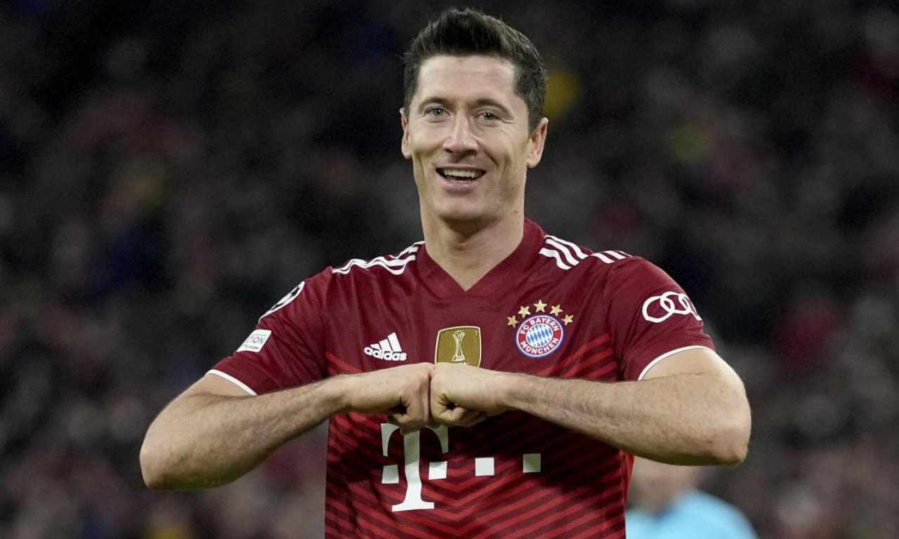 Lewandowski Bayern Monaco Inter