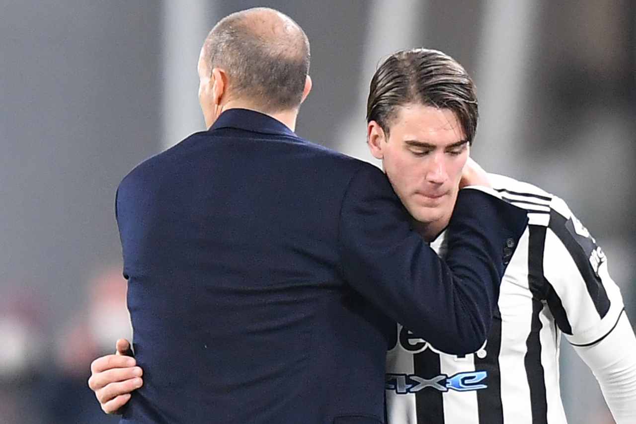 Allegri Vlahovic - Stopandgoal.com (La Presse)