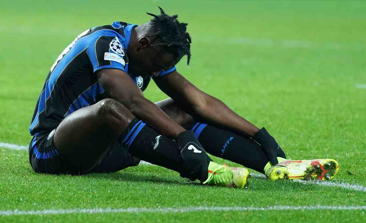 Atalanta infortunio Zapata