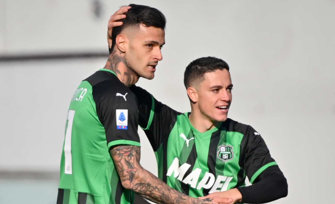 Sassuolo Raspadori Scamacca