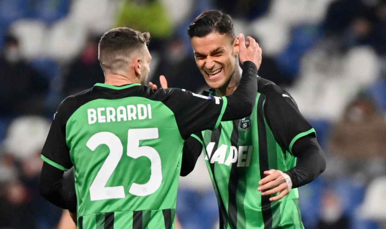 sassuolo scamcca infortunio italia