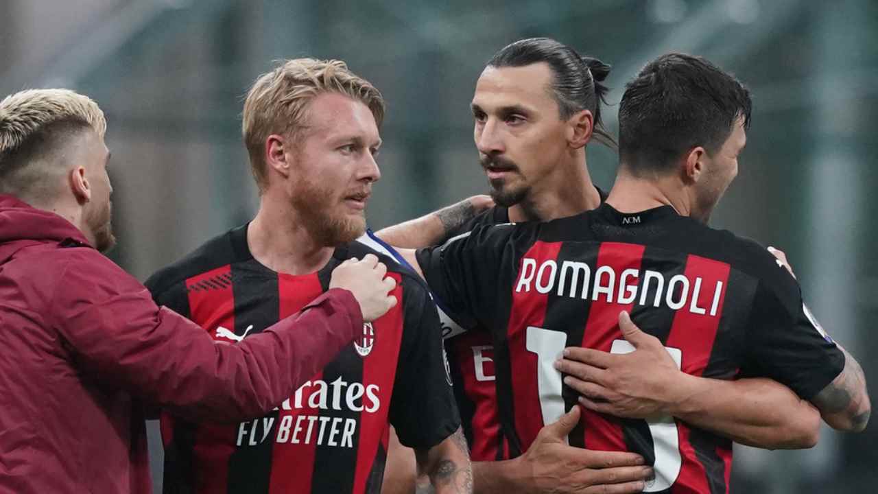 kjaer milan allenamento