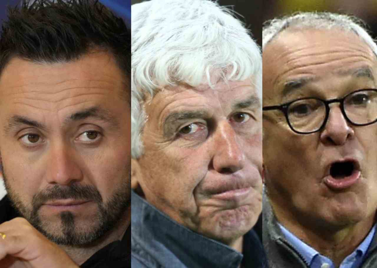 De Zerbi Gasperini Ranieri - Stopandgoal.com (La Presse)