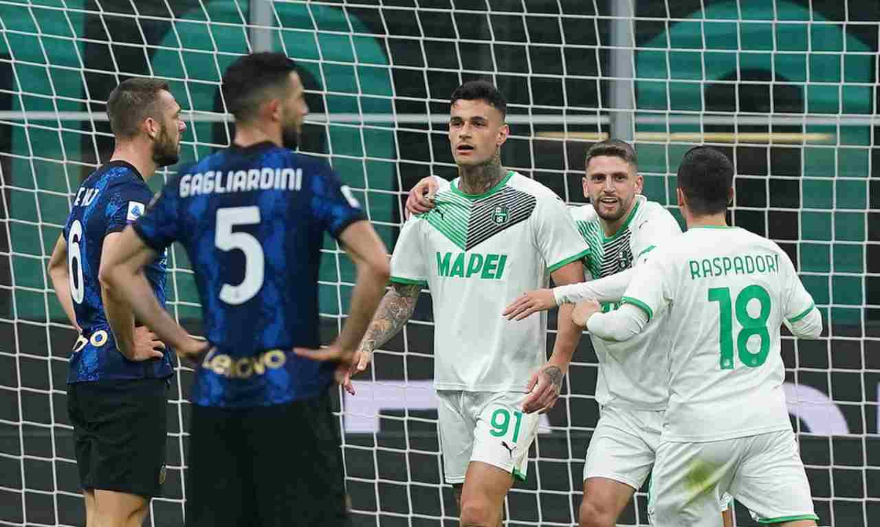 Frattesi Inter Gagliardini Dimarco Riso