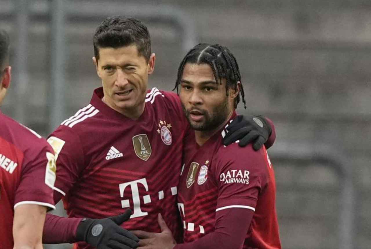 Lewandowski Gnabry Bayern Monaco