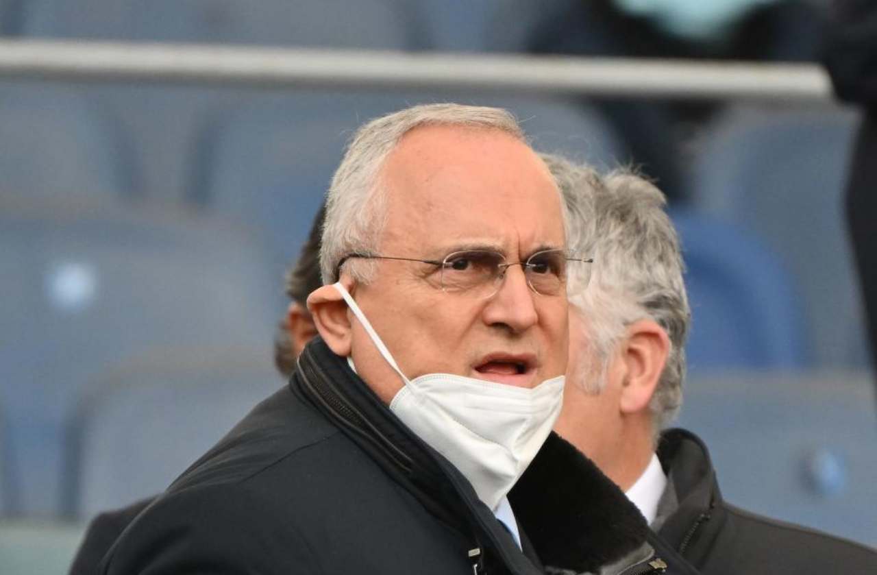 Lotito Lazio, Lapresse, stopandgoal.com