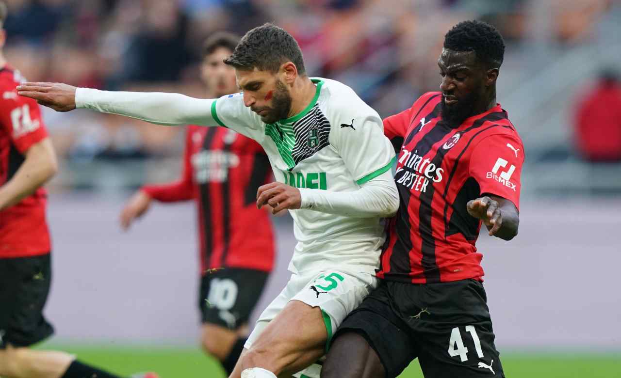 Sassuolo Milan Serie A