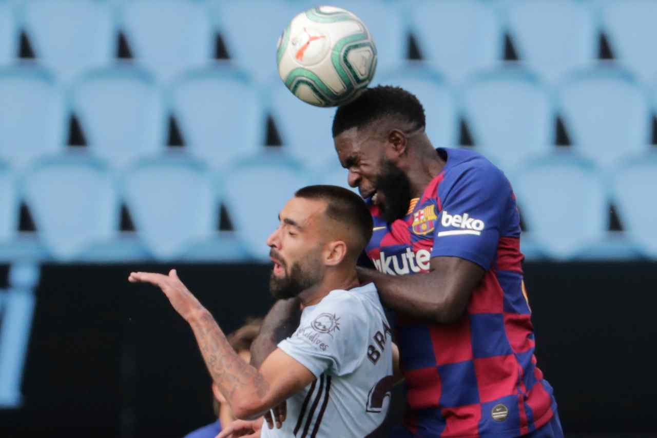 Umtiti Roma Calciomercato - Stopandgoal.com (La Presse)