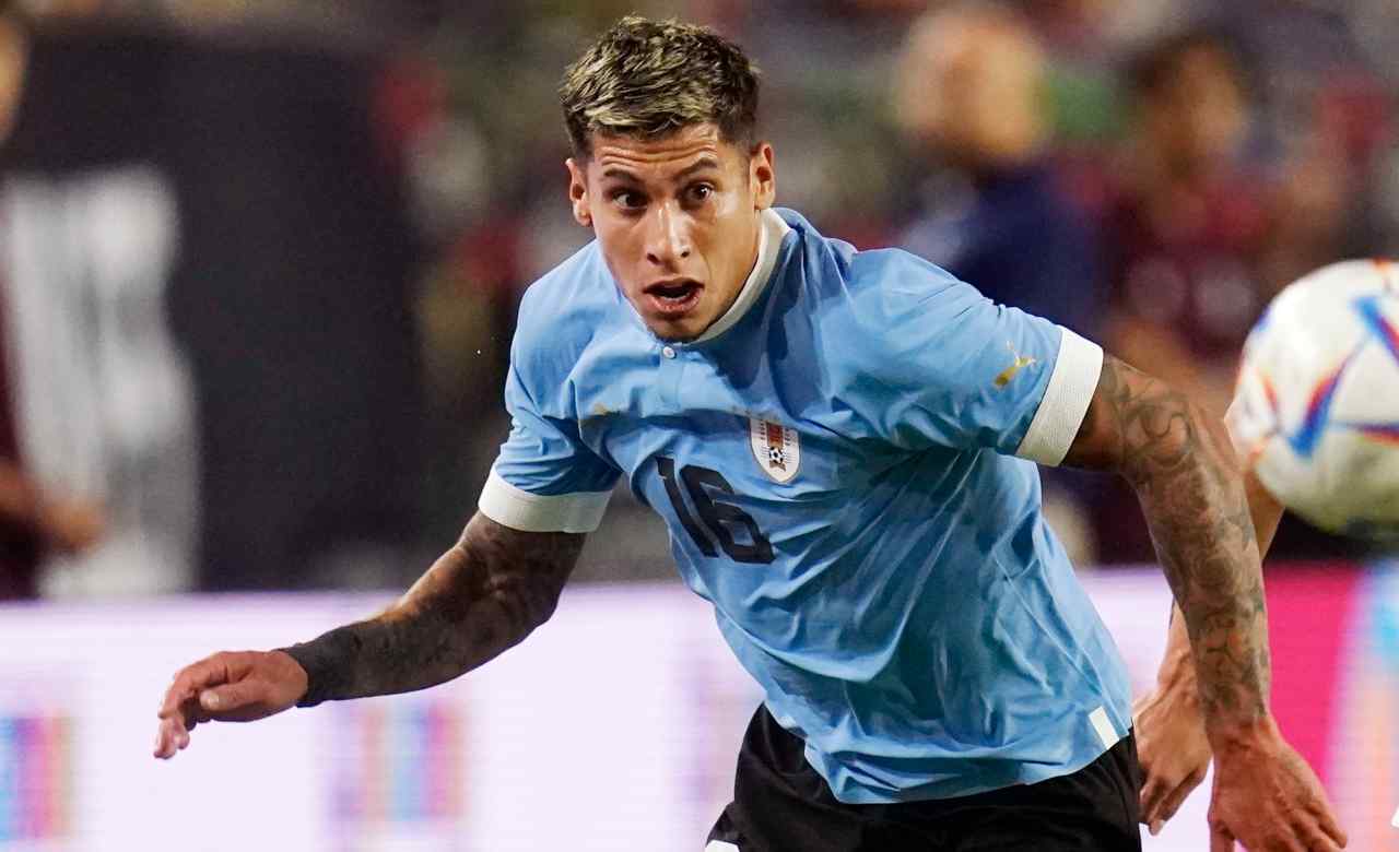 Napoli infortunio Olivera Uruguay