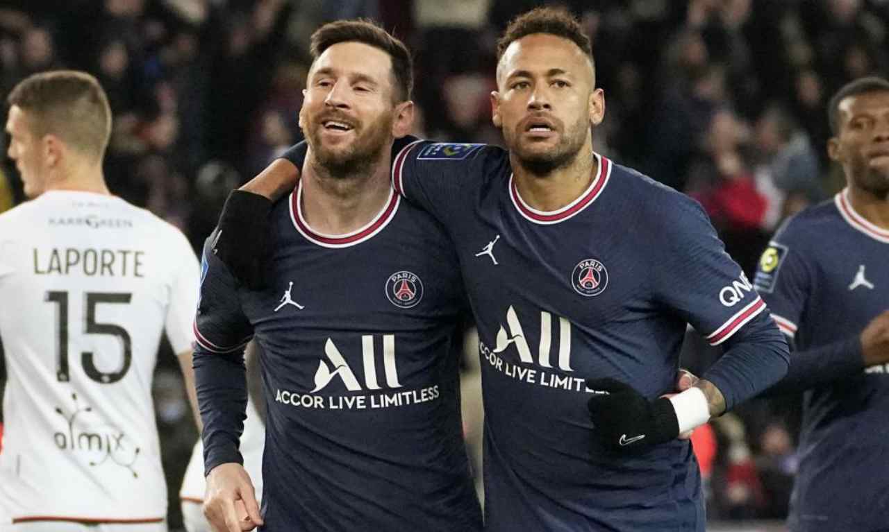 Neymar PSG Messi Al Khelaifi