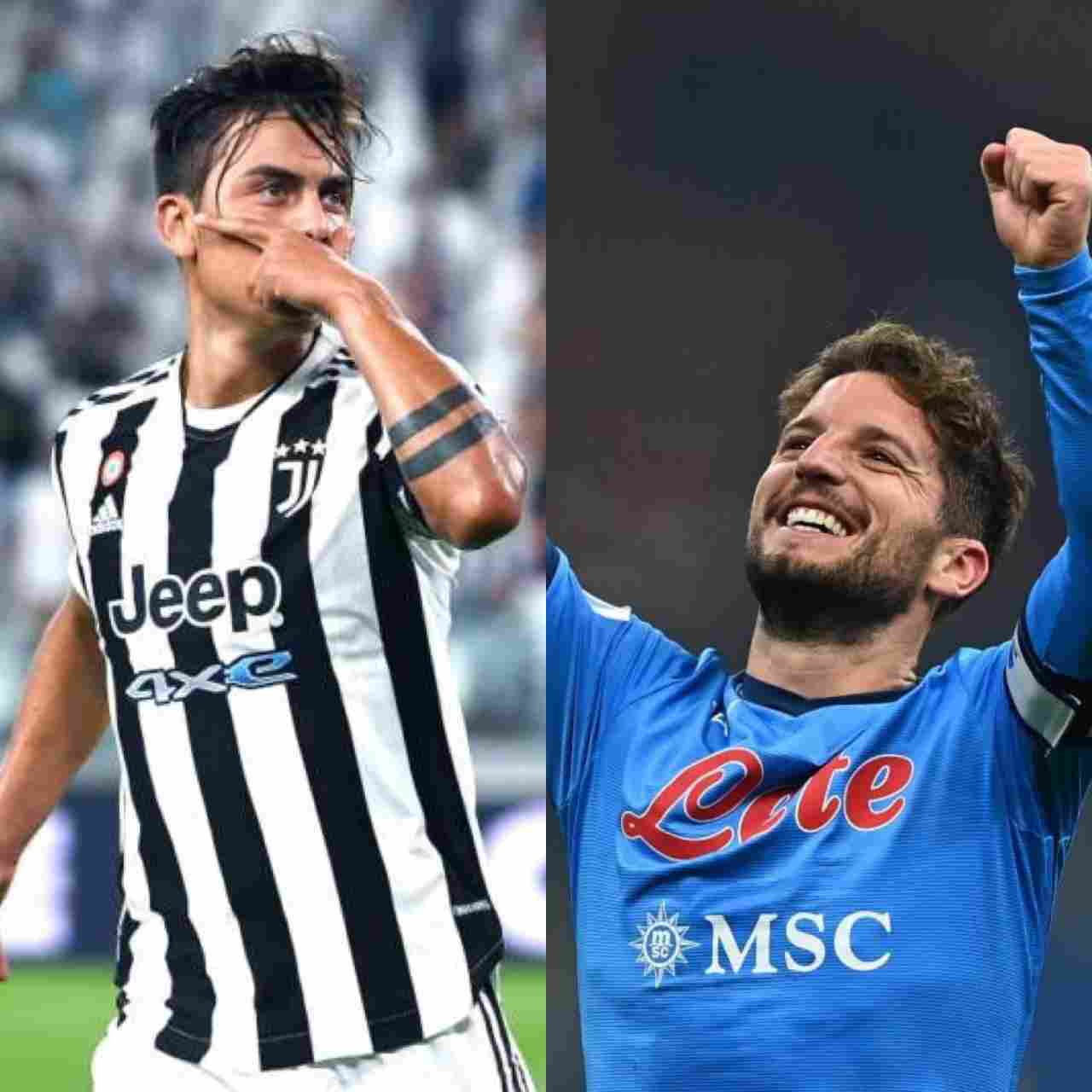 Calciomercato Dybala-Mertens, stopandgoal.com 