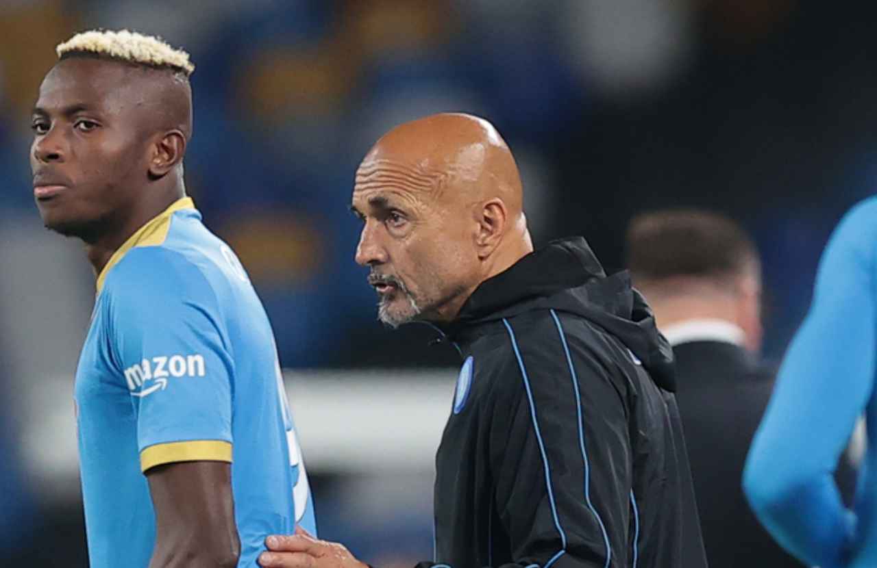 Luciano Spalletti e Victor Osimhen in foto - Stopandgoal.com (La Presse)