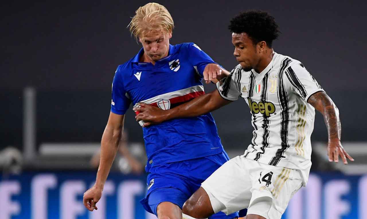 calciomercato Thorsby Sampdoria Union Berlino