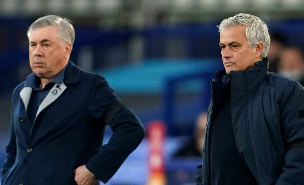 osè Mourinho e Carlo. Ancelotti - stopandgoal.com (La Presse)