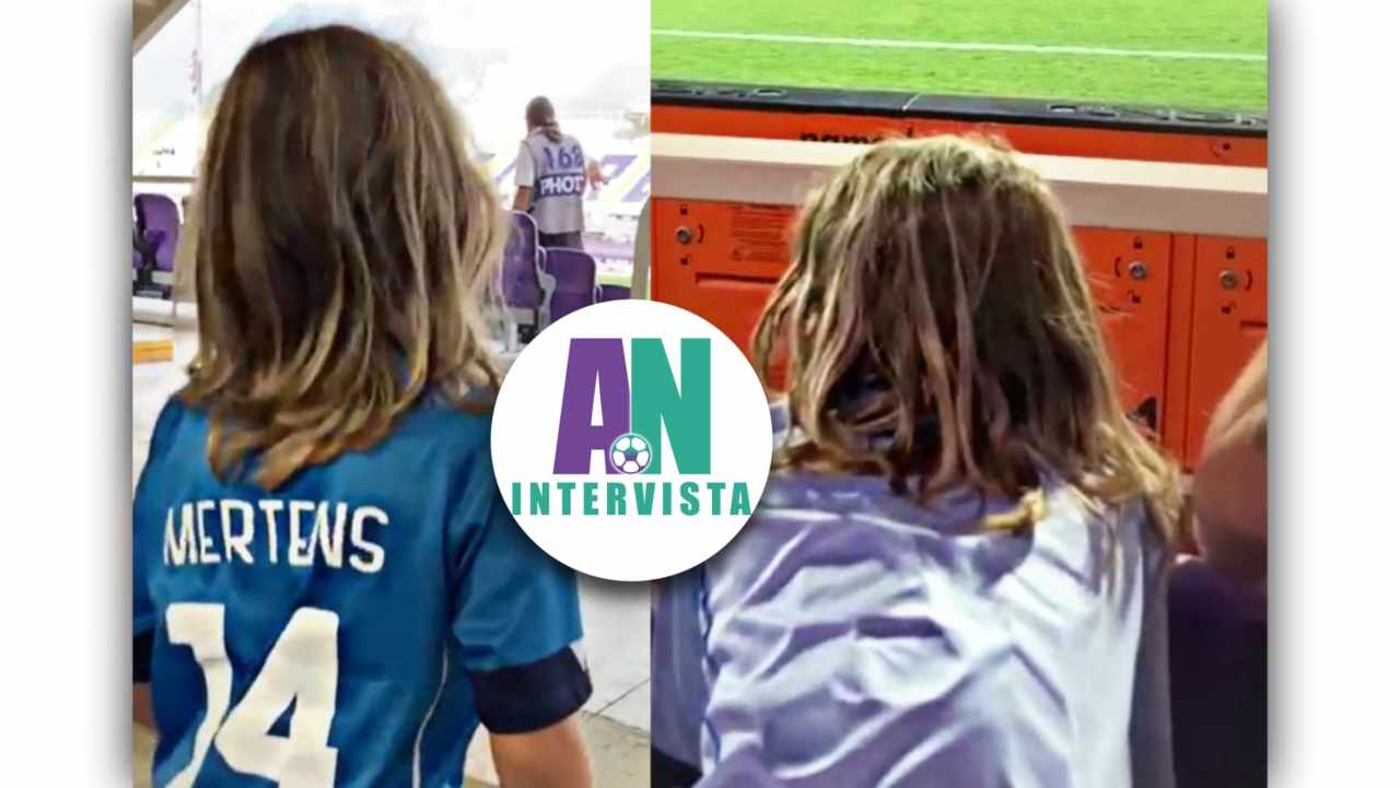 bambino maglia girata fiorentina napoli