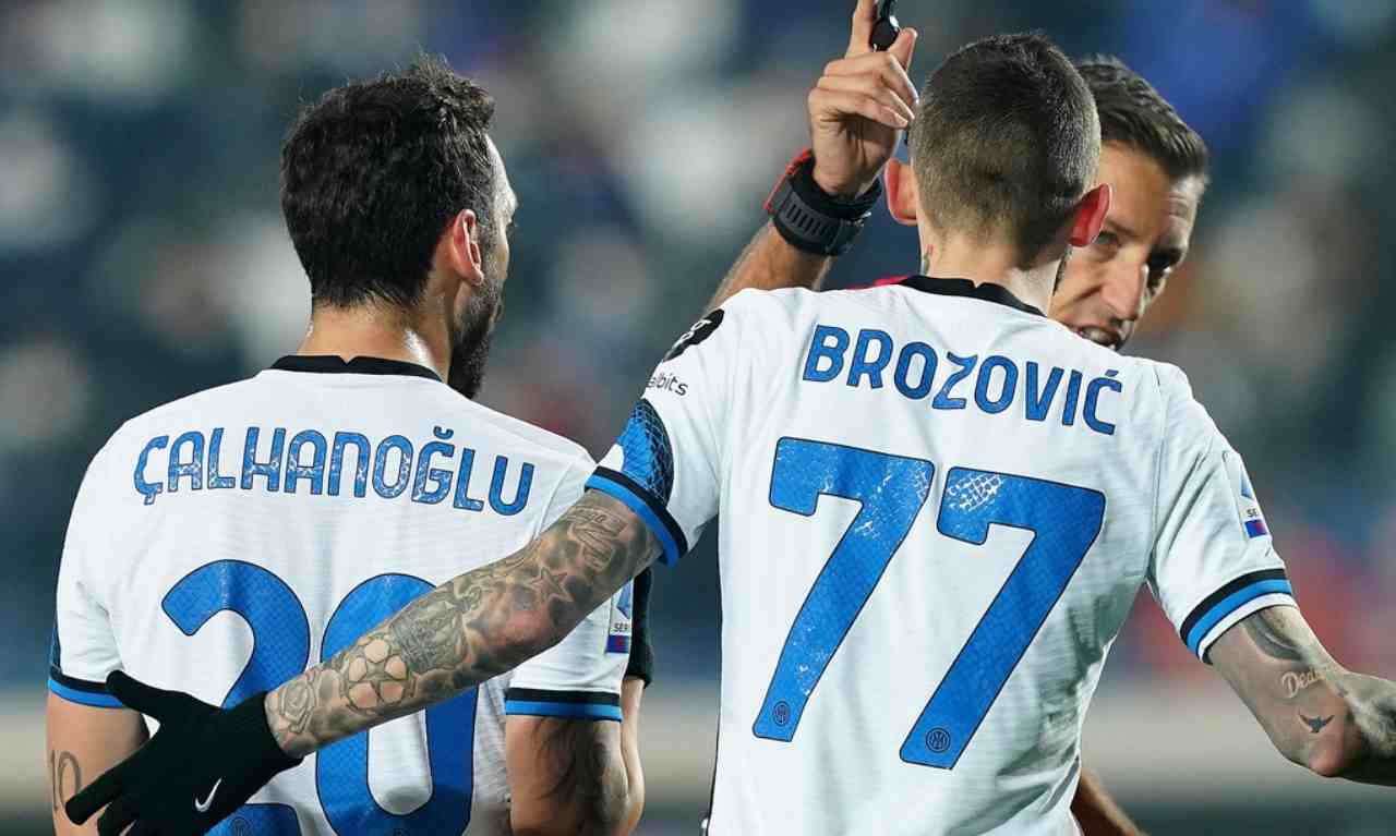 infortunio Brozovic Inter condizioni