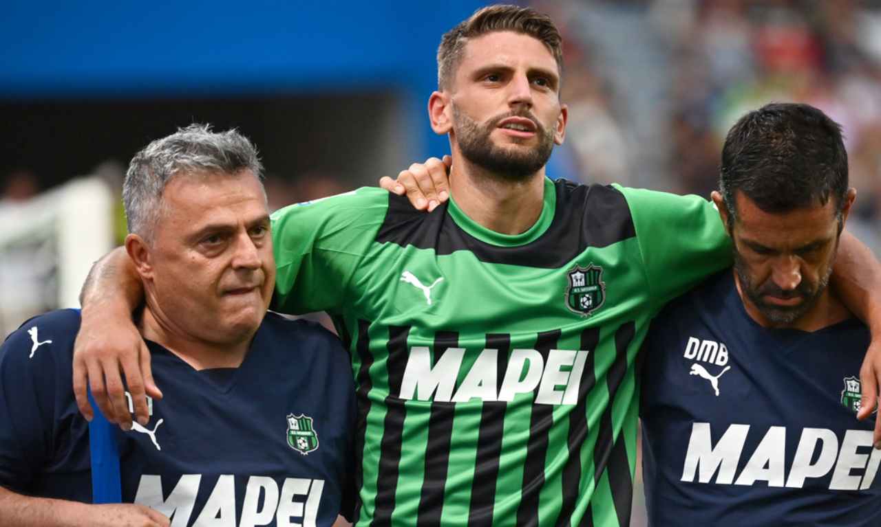 rientro berardi infortunio tempi di recupero