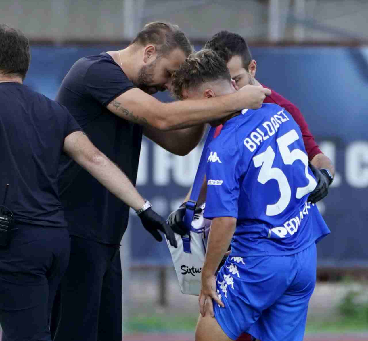 Infortunio Tommaso Baldanzi, Empoli - stpoandgoal.com (La Presse)