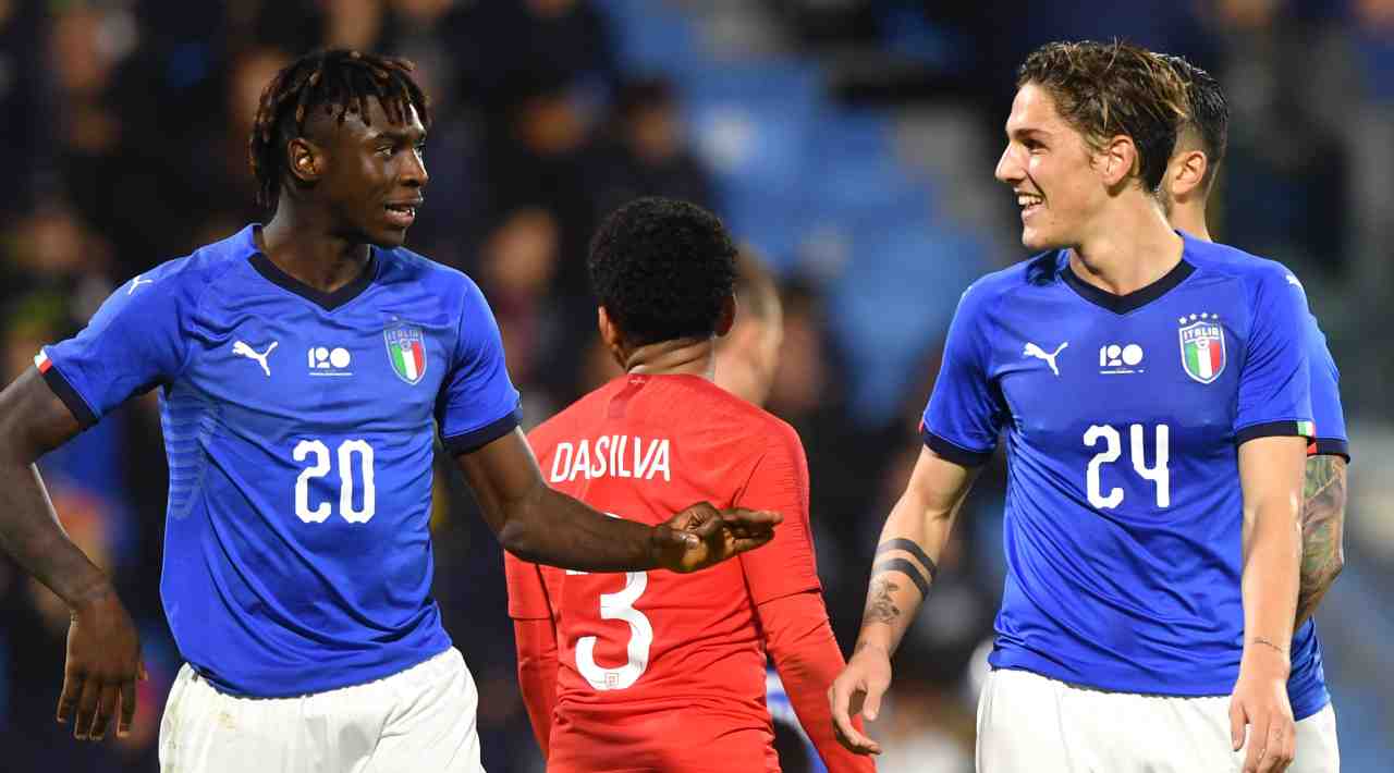 Kean e Zaniolo, Italia - stopandgoal.com (La Presse)