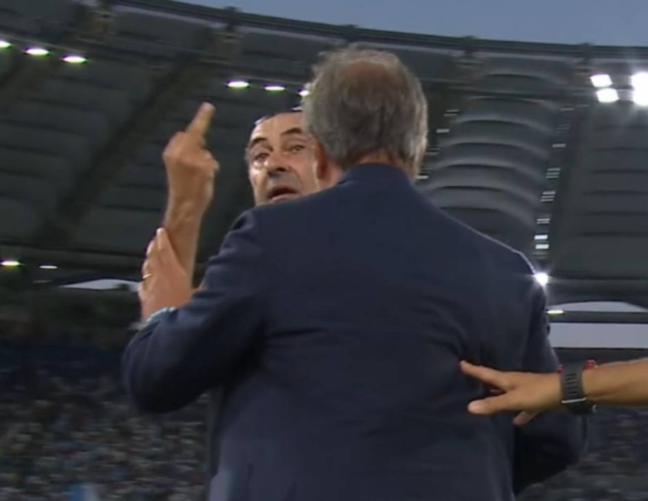 Maurizio Sarri, Lazio-Hellas Verona - stopandgoal.com (Twitter @GoalItalia)