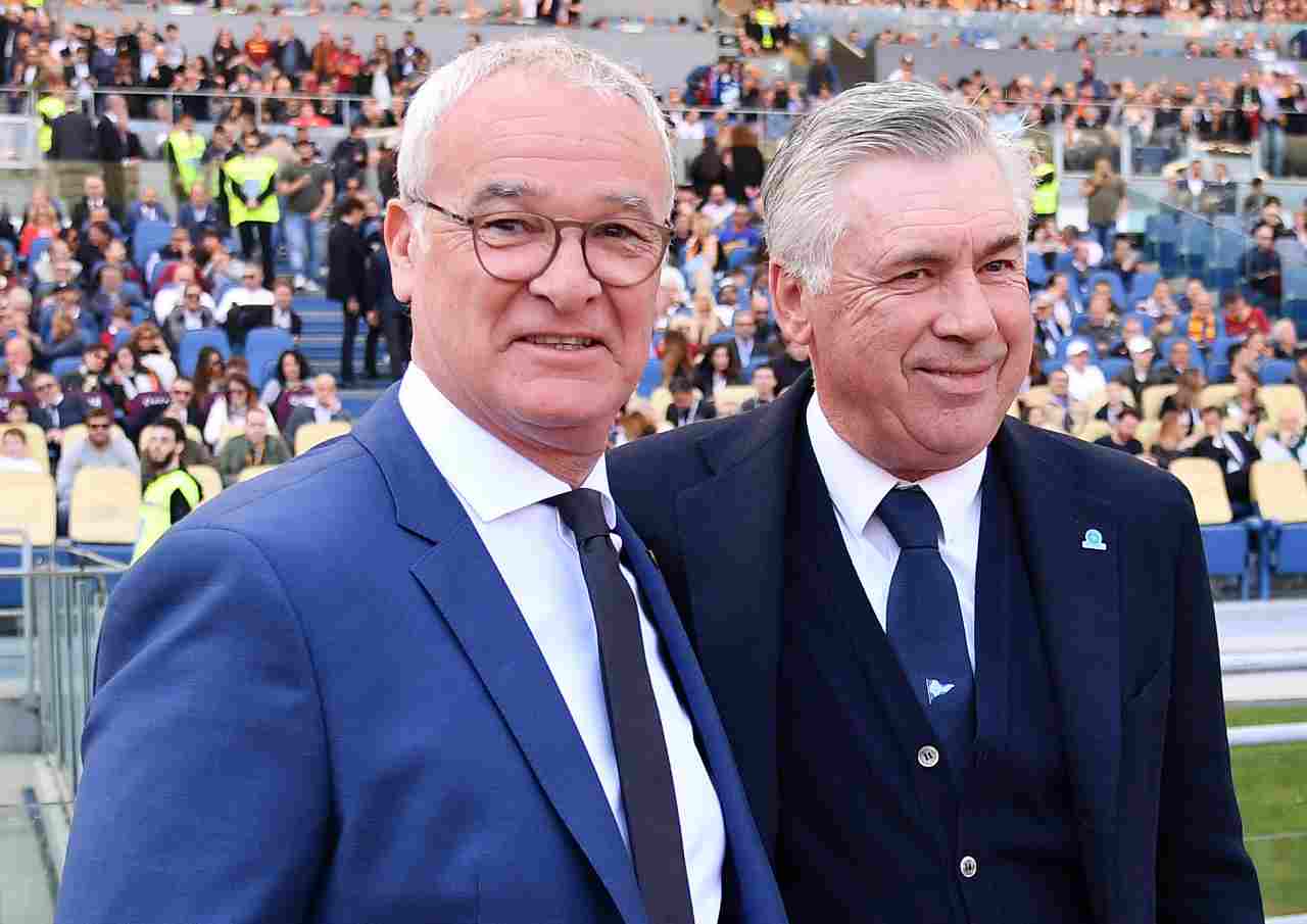 Ranieri ed Ancelotti, Inghilterra - stopandgoal.com (La Presse)