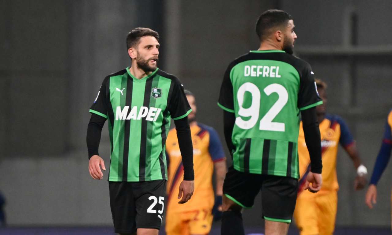 Sassuolo Berardi Defrel condizioni